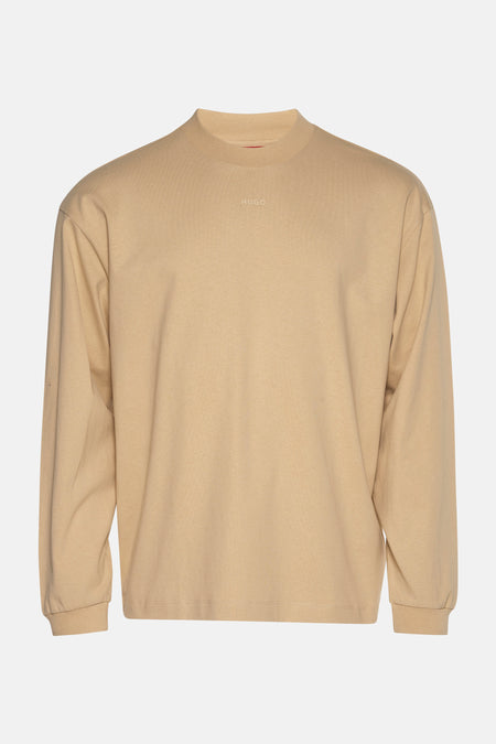 Sweat col O Beige - HUGO