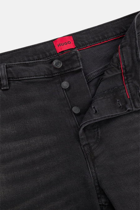 Jeans tapered Black denim - HUGO