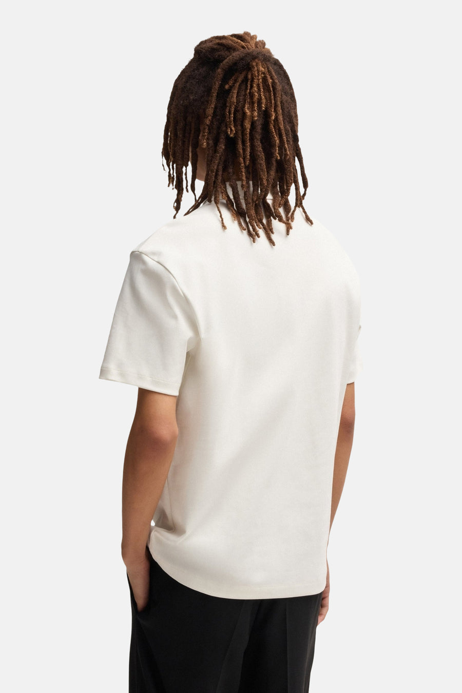 Polo met korte mouwen - ecru - HUGO