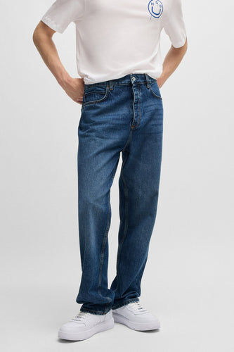 Jeans tapered mid blue denim - HUGO BLUE