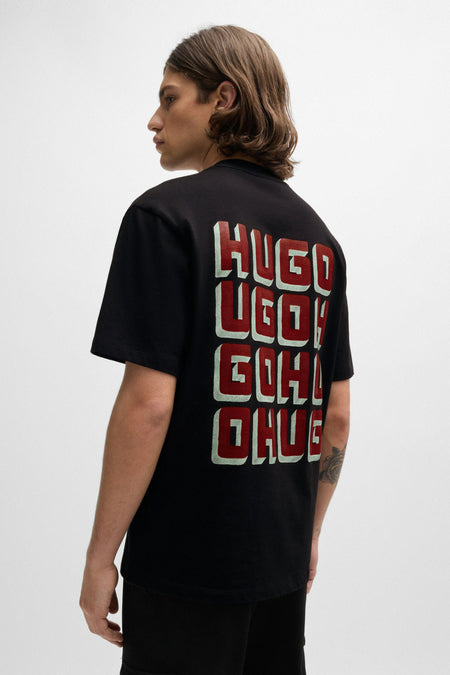 T-shirt (korte mouwen) Zwart - HUGO