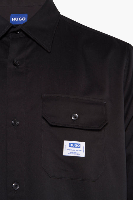 Chemise (manches longues) Noir - HUGO BLUE