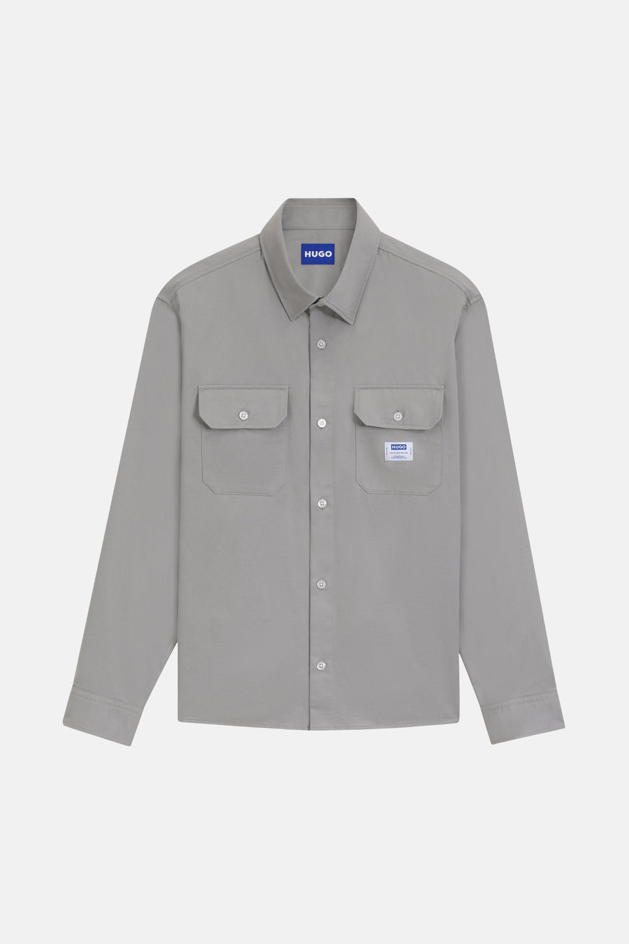 Chemise à manches longues - gris - HUGO BLUE
