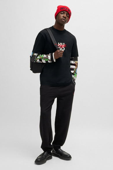 T-shirt met korte mouwen - zwart