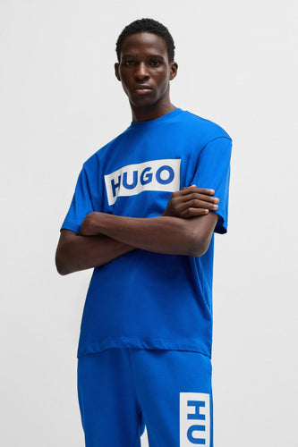 T-shirt met korte mouwen - blauw - HUGO BLUE