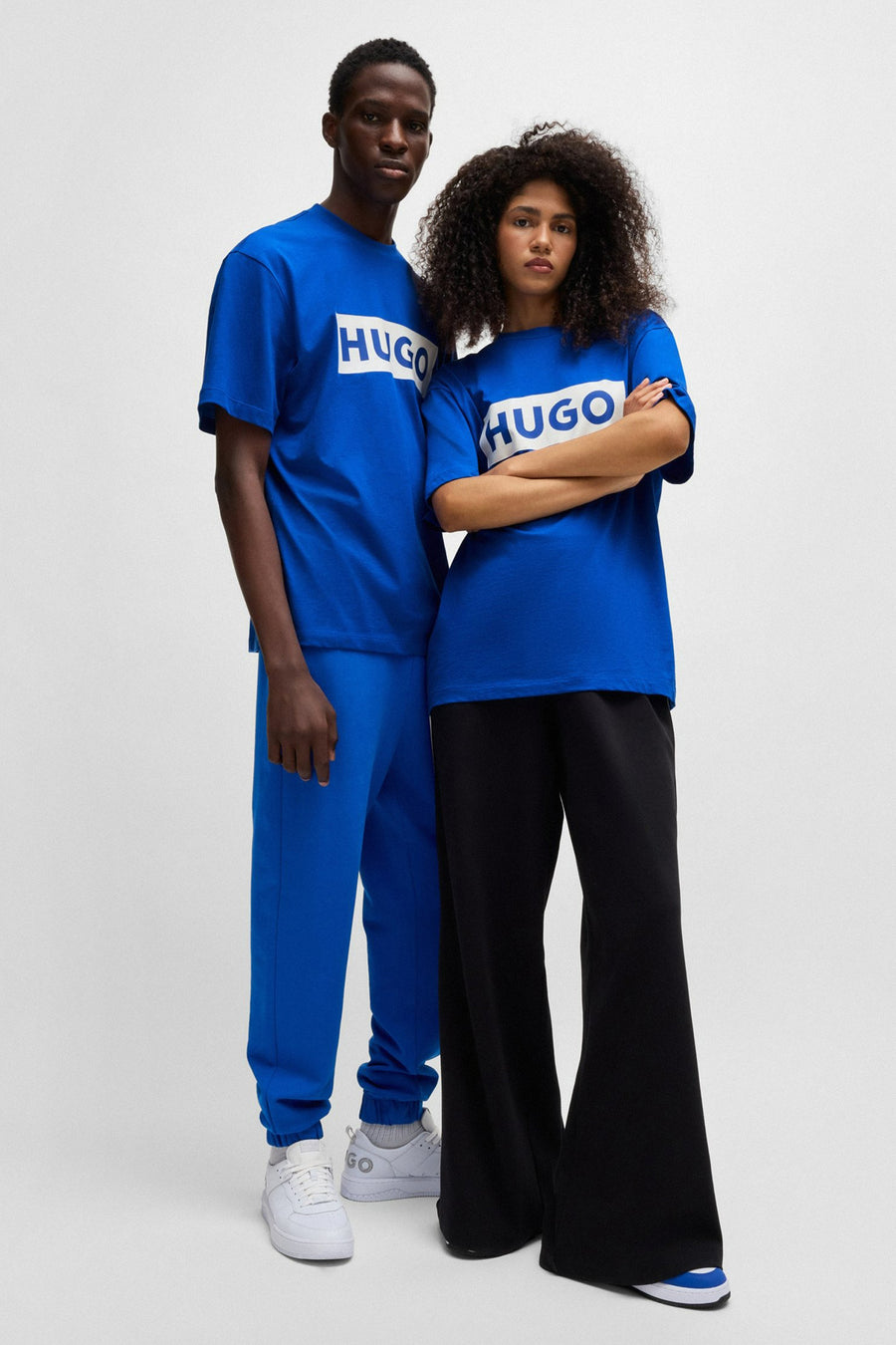 T-shirt met korte mouwen - blauw - HUGO BLUE