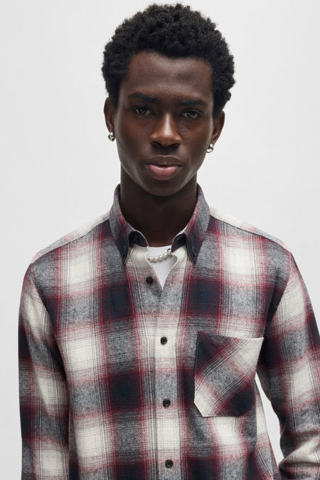 Chemise (manches longues) Rouge - HUGO