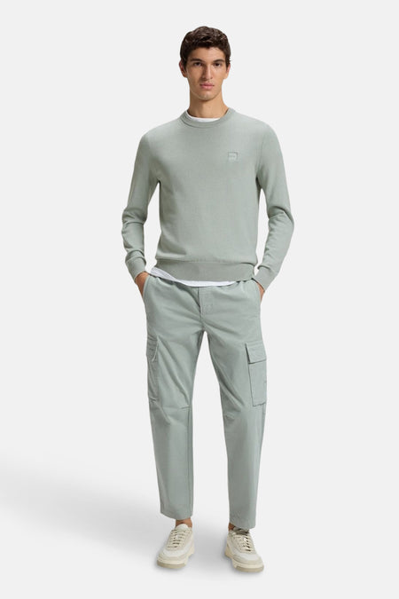 Pull à col rond - vert