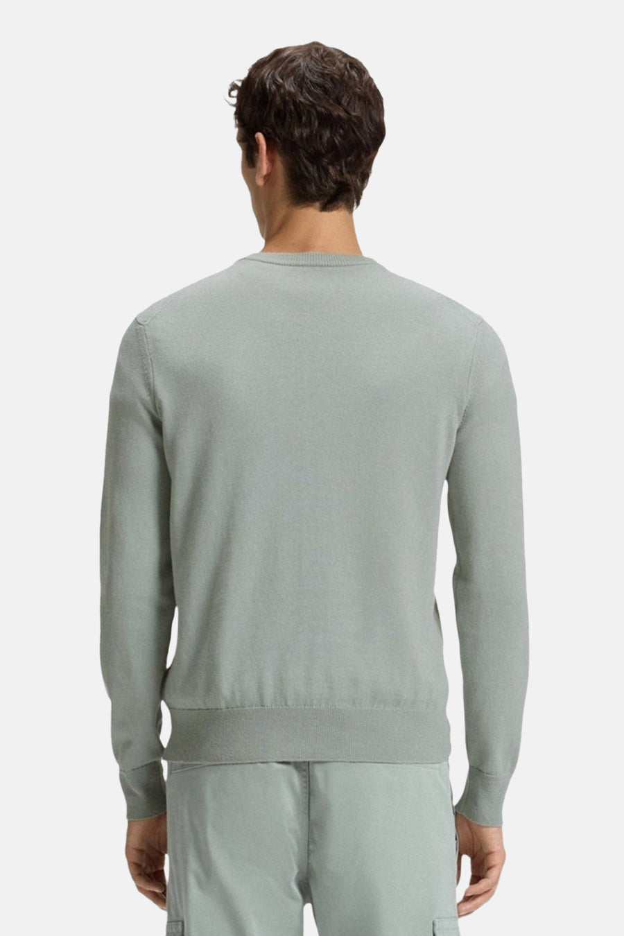 Pull à col rond - vert - HUGO BOSS ORANGE