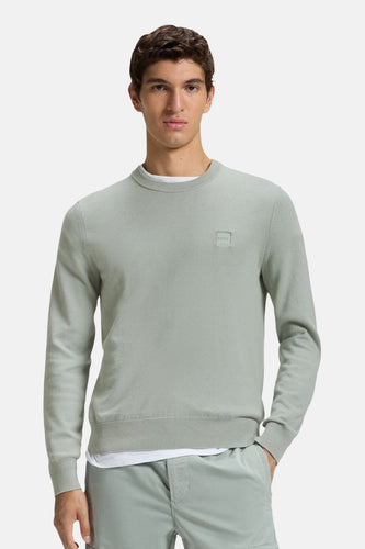 Pull à col rond - vert - HUGO BOSS ORANGE