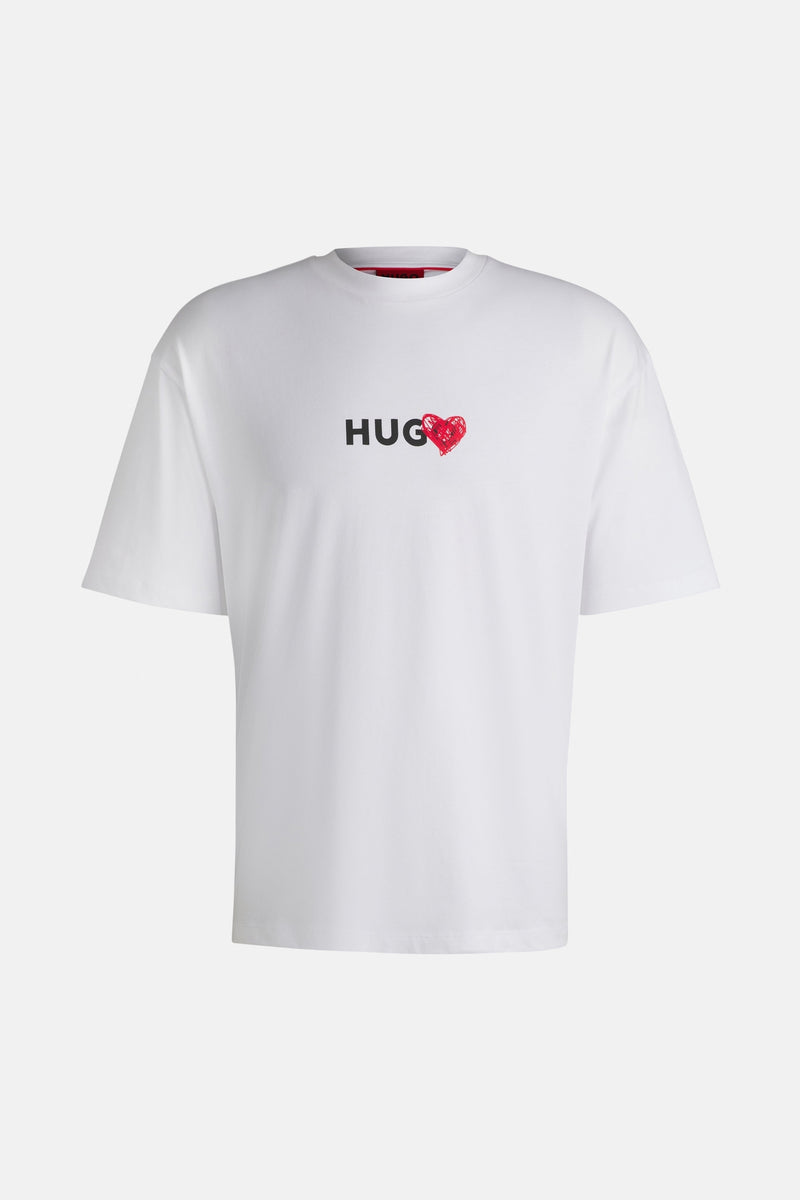 T-shirt (korte mouwen) Wit - HUGO