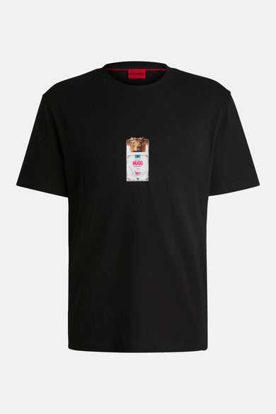 T-shirt (korte mouwen) Zwart - HUGO