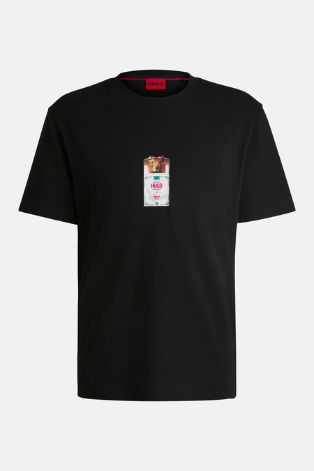 T-shirt (korte mouwen) Zwart - HUGO