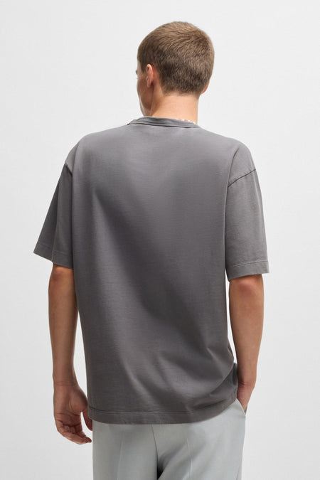 T-shirt (korte mouwen) grijs - HUGO