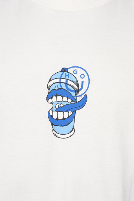 T-shirt (manches courtes) Écru - HUGO BLUE