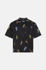 Chemise à manches courtes - noir