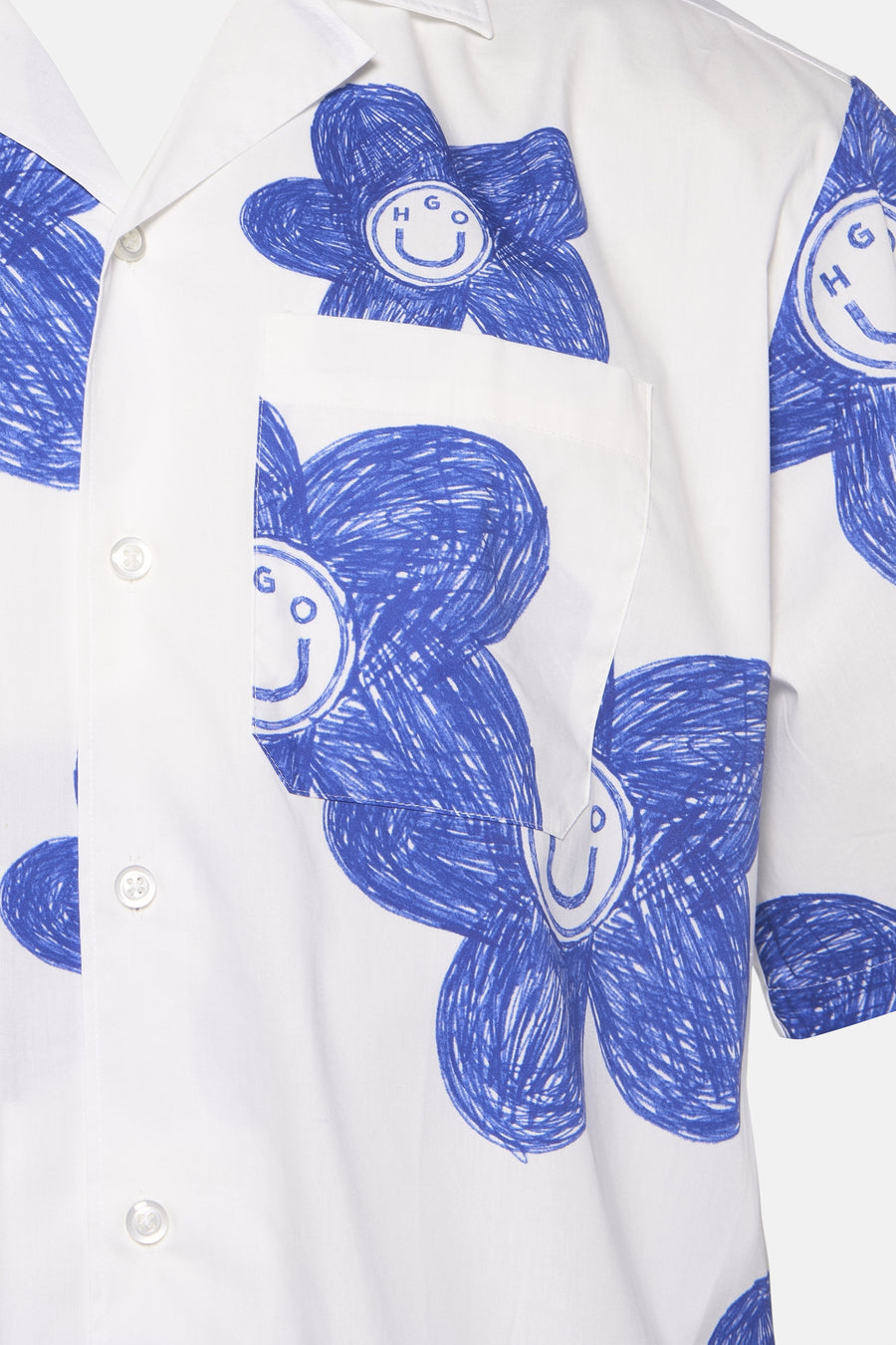 Chemise à manches courtes - bleu