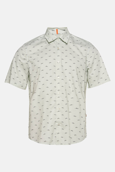 Chemise (manches courtes) Bleu - HUGO BOSS ORANGE