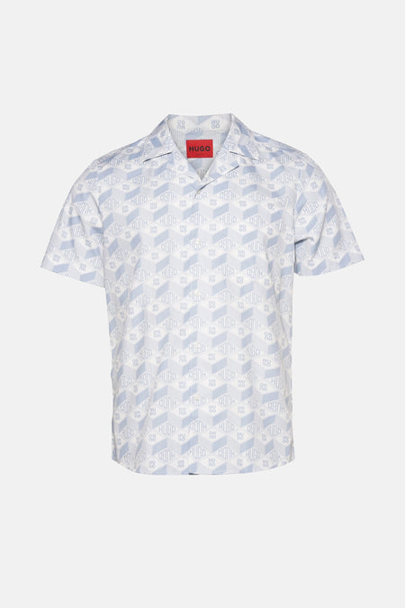 Hemd met korte mouwen - blauw