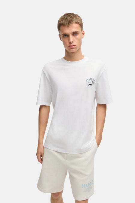 T-shirt (manches courtes) Blanc - HUGO BLUE
