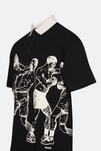 Polo à manches courtes - noir - HUGO