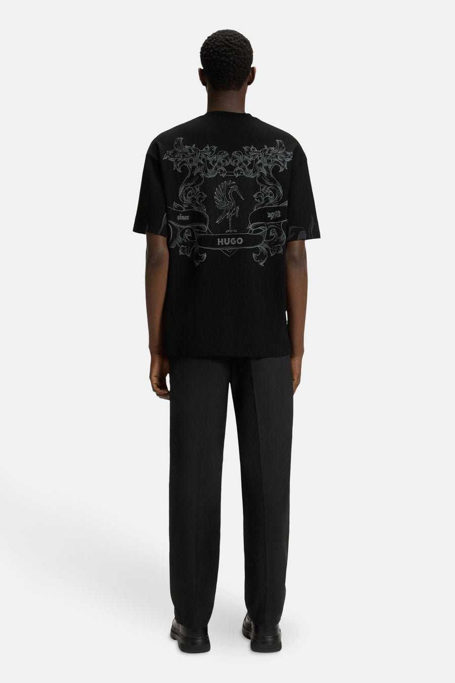 T-shirt à manches courtes - noir - HUGO