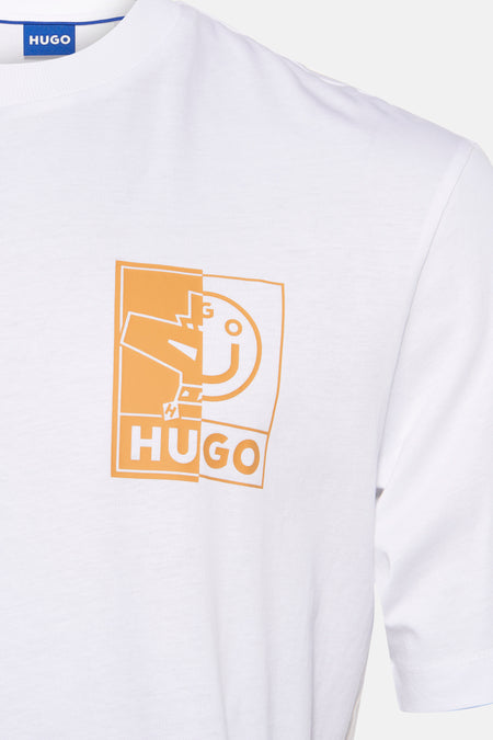 T-shirt (manches courtes) Blanc - HUGO BLUE