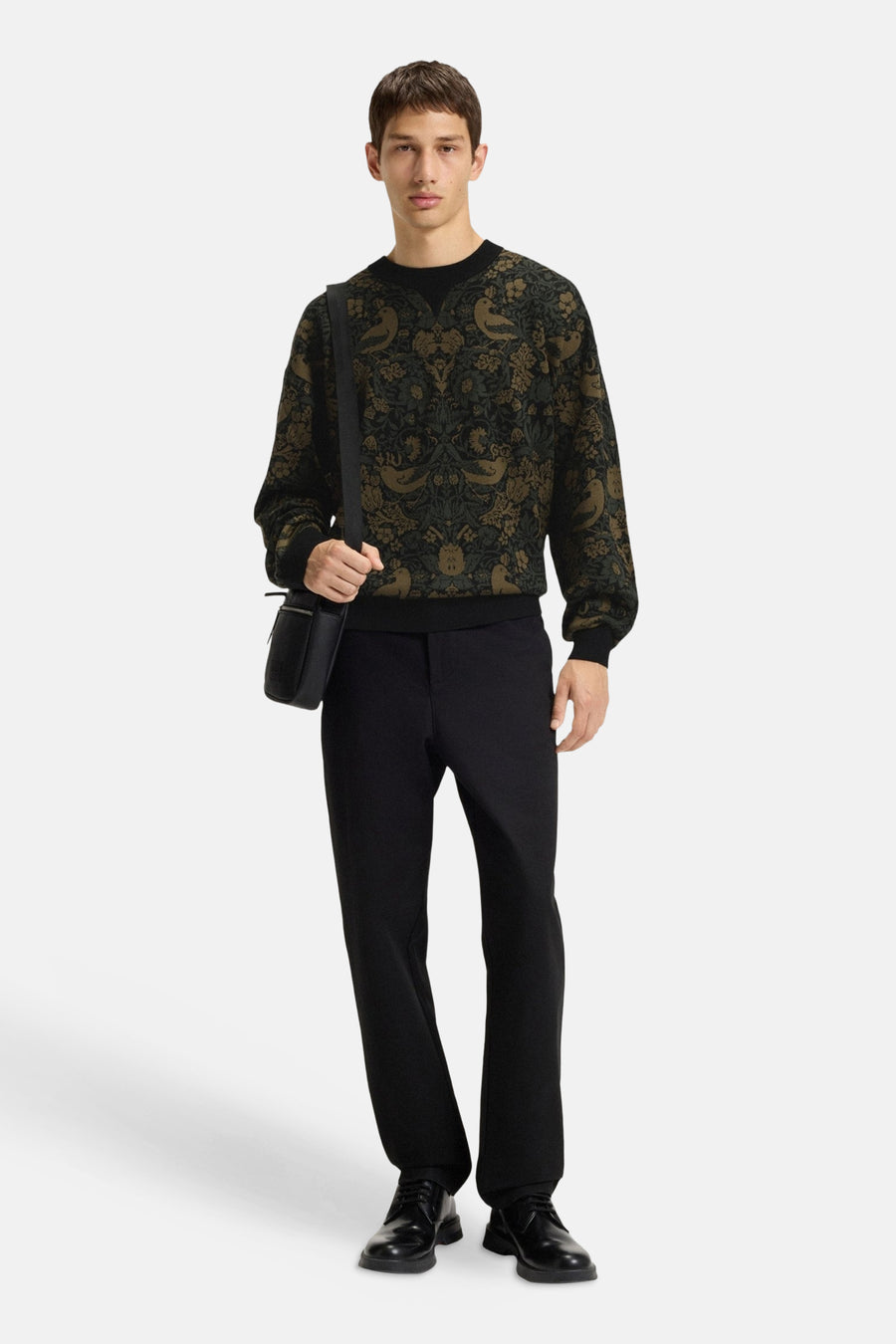 Pull à col rond - Vert - HUGO