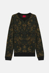 Pull col O Noir - HUGO
