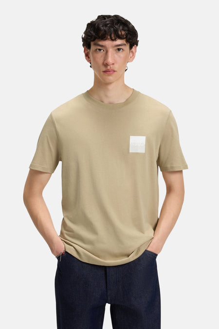 T-shirt (korte mouwen) ecru - HUGO