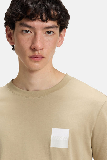 T-shirt (korte mouwen) ecru - HUGO