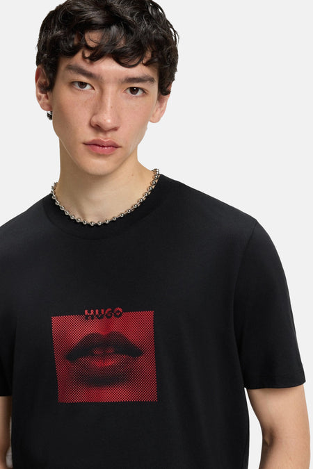 T-shirt (manches courtes) Noir - HUGO