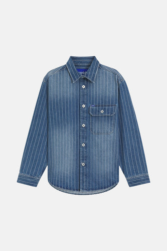 Chemise en jean - mid blue denim