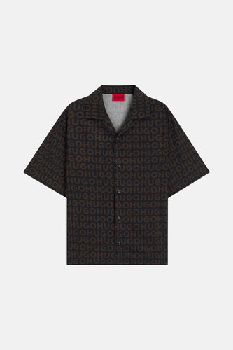 Hemd met korte mouwen - bruin - HUGO