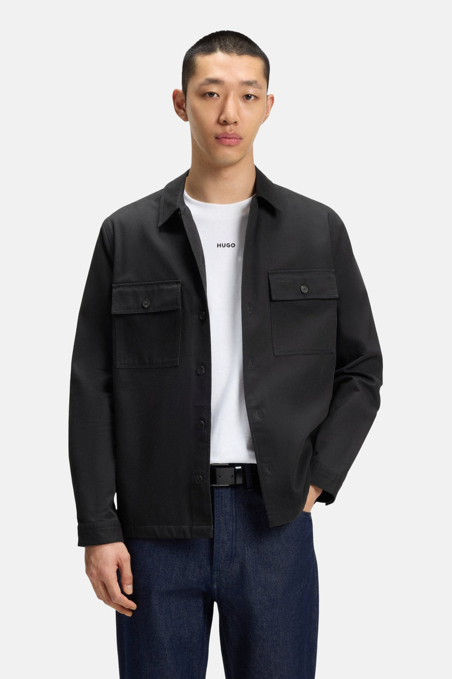 Chemise à manches longues - noir - HUGO