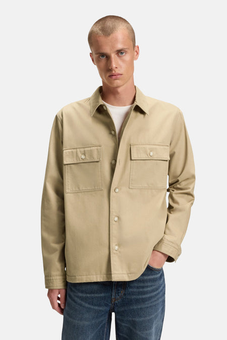 Hemd met lange mouwen - beige