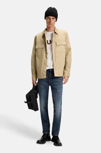 Hemd met lange mouwen - beige - HUGO