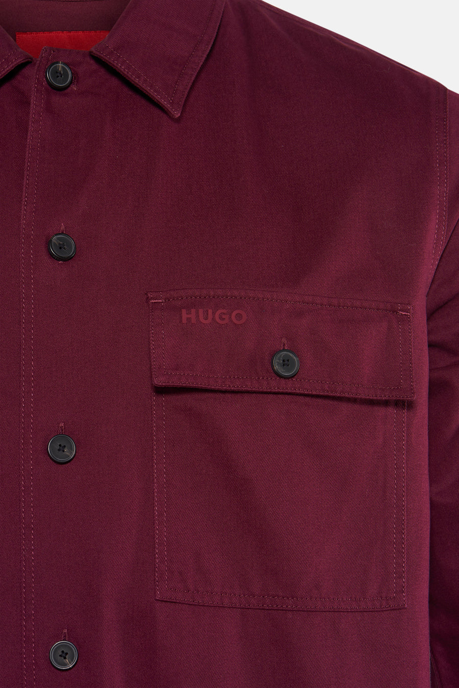 Chemise à manches longues - Bordeaux - HUGO
