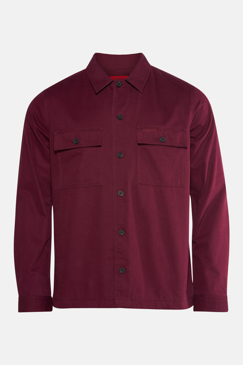 Chemise à manches longues - Bordeaux