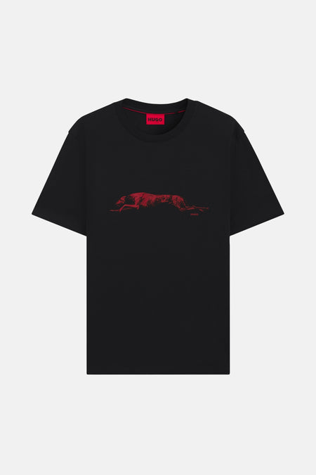 T-shirt (korte mouwen) zwart - HUGO