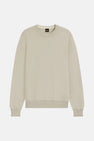 Pull met ronde hals - ecru