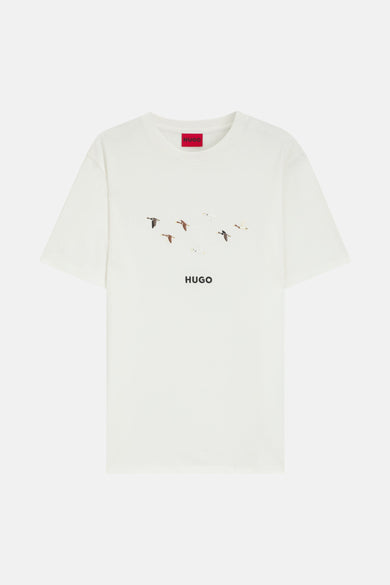 T-shirt (manches courtes) Écru - HUGO