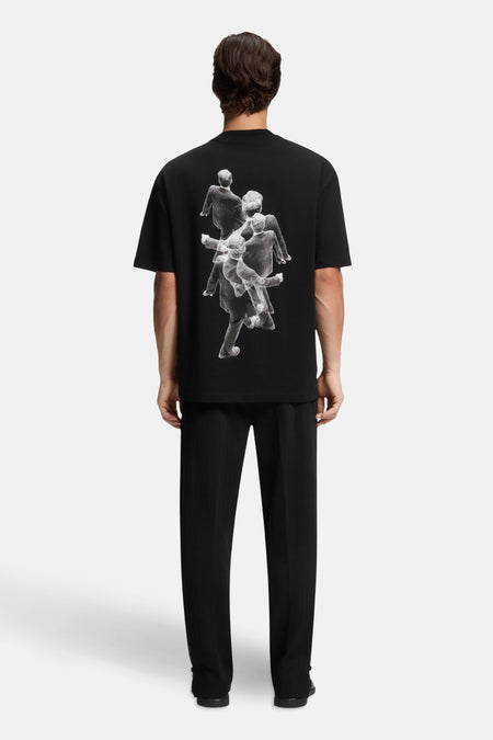 T-shirt (korte mouwen) zwart - HUGO