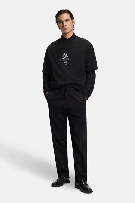 T-shirt (korte mouwen) zwart - HUGO