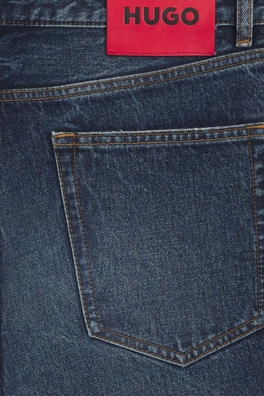 Jeans straight dark blue denim - HUGO