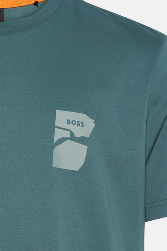 T-shirt met korte mouwen - groen - HUGO BOSS ORANGE