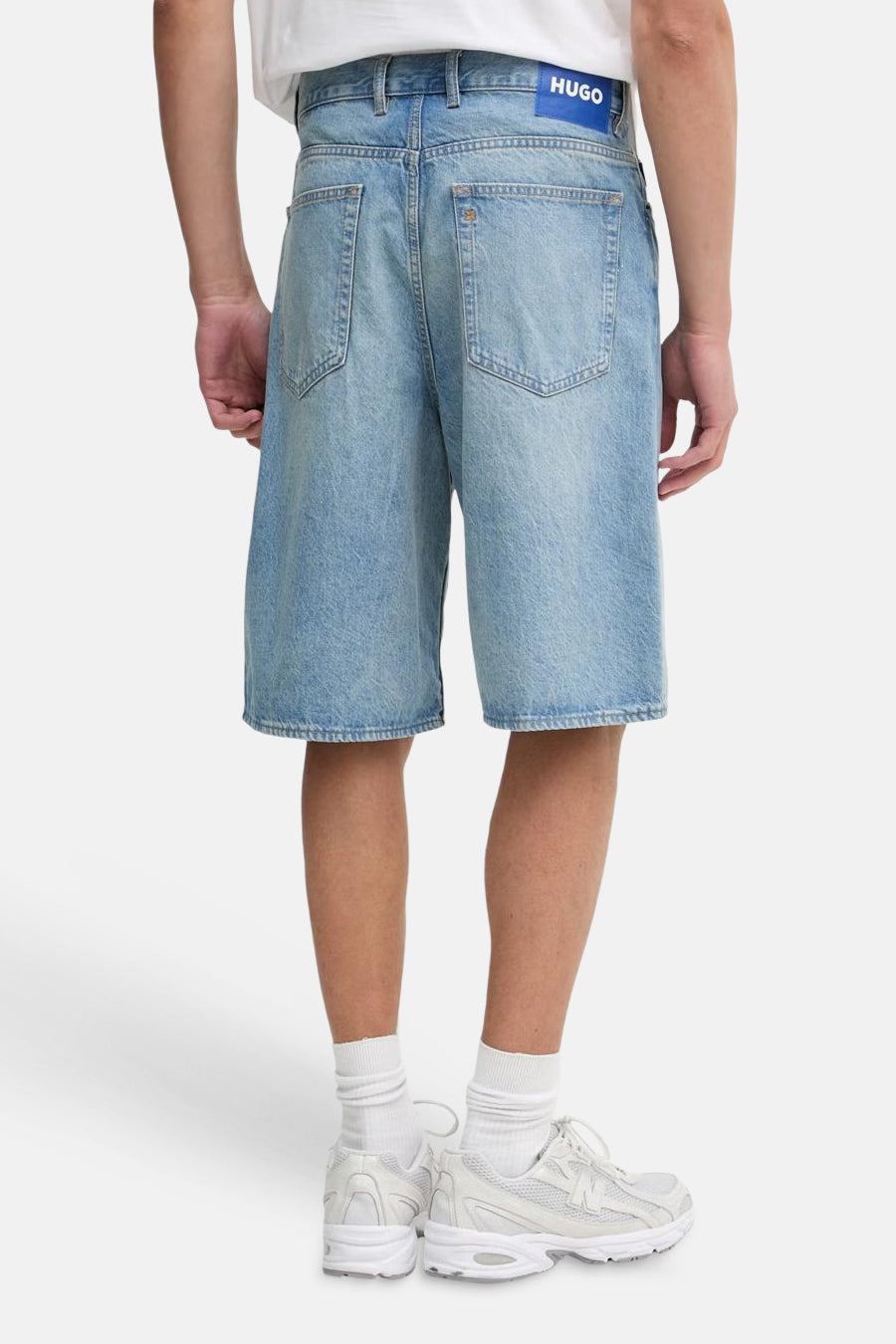Short - mid blue denim