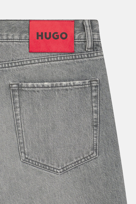 short en jean grey denim - HUGO
