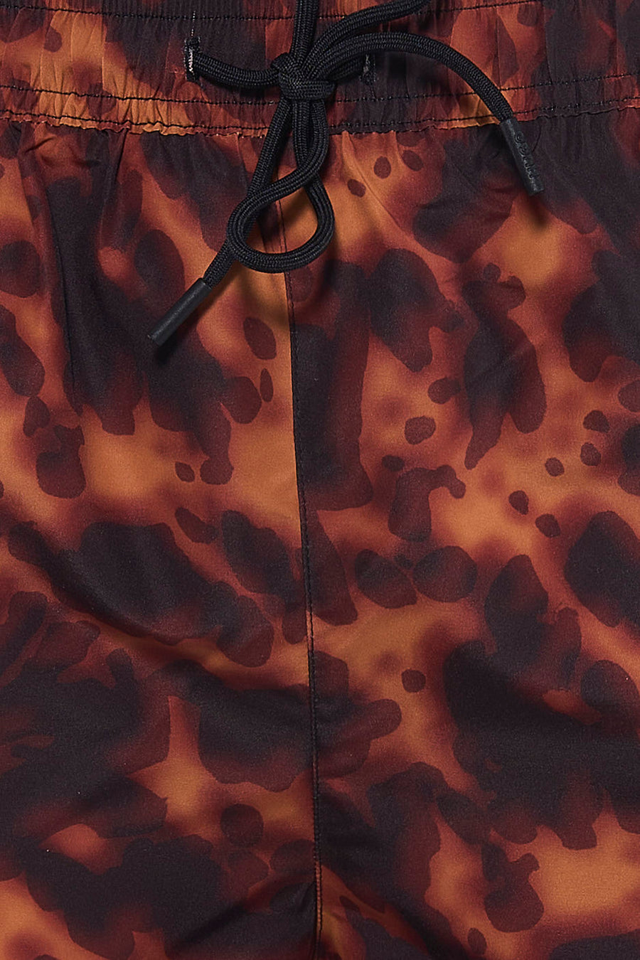 Multicolor zwemshort van HUGO met schildpadprint, elastische tailleband en zwart trekkoord.