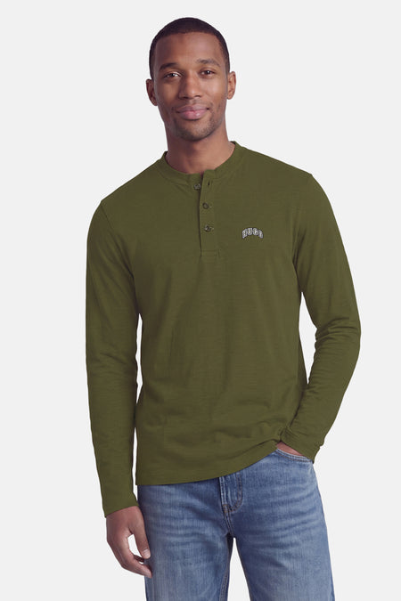 T-shirt (lange mouwen) groen - HUGO BLUE